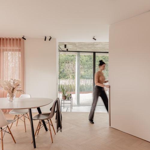 Spanplafond op benedenverdieping van woning