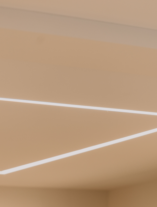 Prime spanplafond met ledverlichting