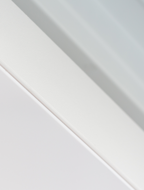 Detail van akoestische panelen