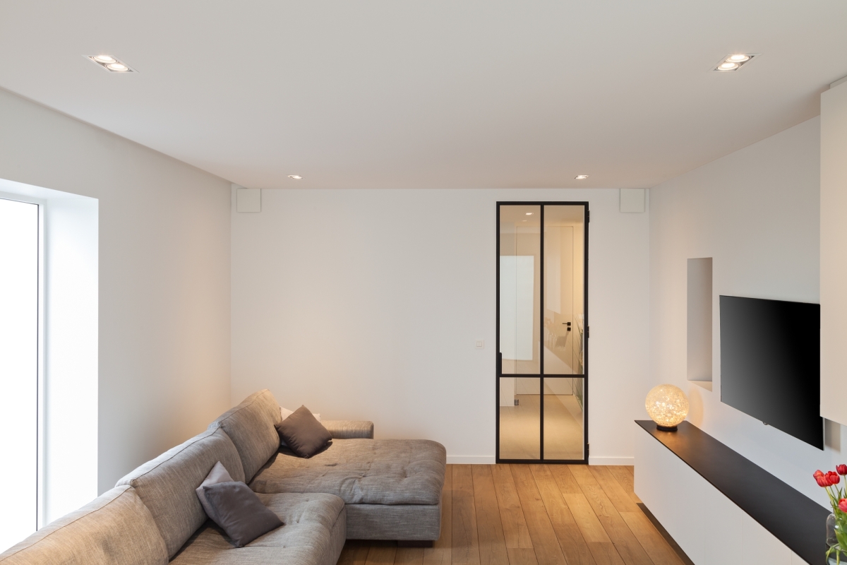 Prime spanplafond in woonkamer